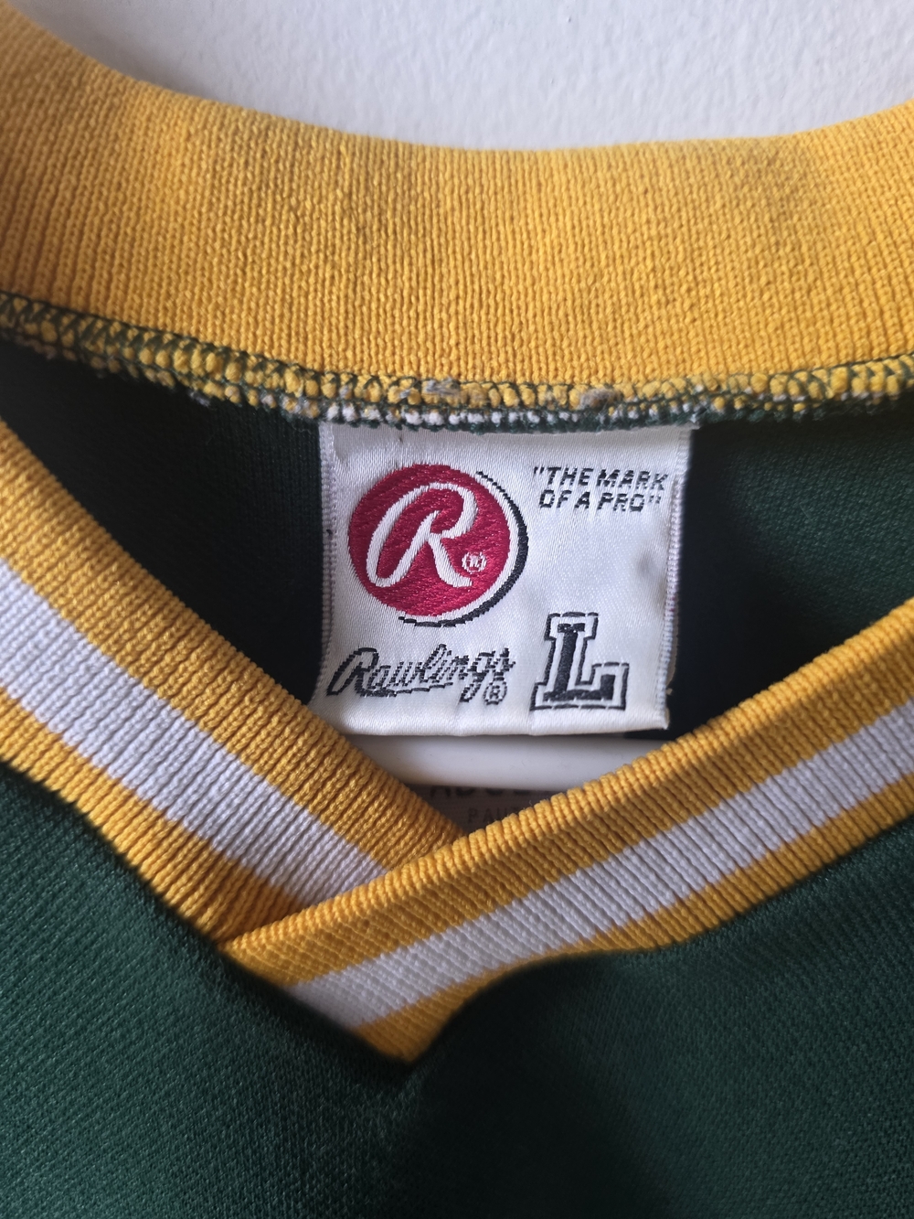 Vintage Oakland Athletics Jersey Green Rawlings MLB Size Medium MLB - Picture 3 of 9